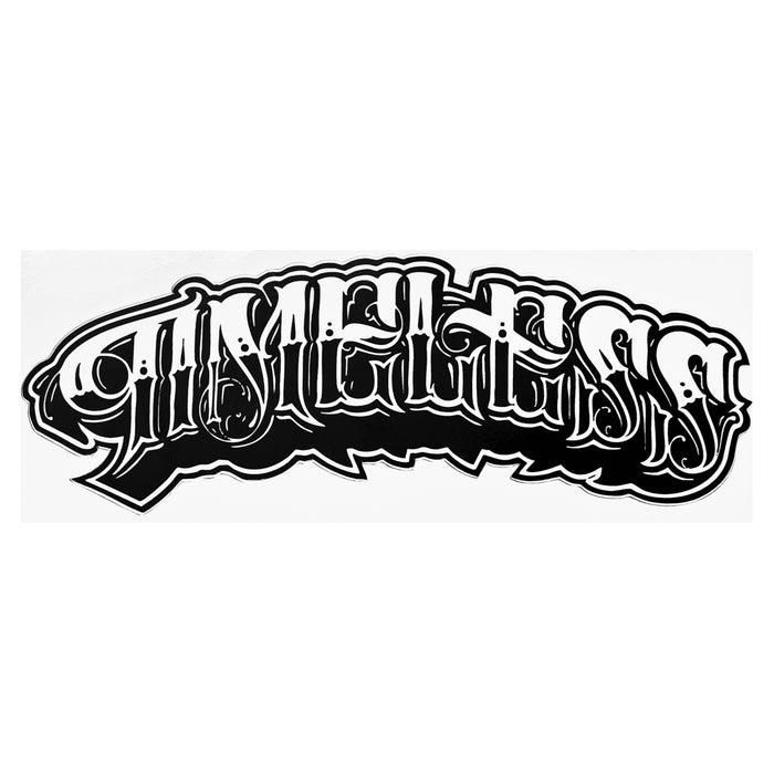 Timeless "Black & White" Logo Sticker