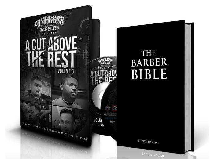 A CUT ABOVE THE REST  VOL - 3 + The Barber Bible Combo